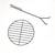 28 INCH ROUND WOOD BURNING FIRE PIT with grilling rack 5 thumbnail