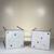(4pc) Set Mid-Century Modern Mosaic Tile Top Side Tables 3 thumbnail