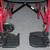 NEW Monicare Red Lightweight Folding Transport Chair Wheelchair 5 thumbnail