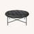 Black Leather Ottoman/Coffee Table 3 thumbnail