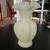 Fenton Uranium Ruffled Melon Satin Custard Glass Vase 5.5” 1 thumbnail