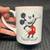 Disney by Jerry Leigh Mickey Mouse 3D Embossed 16oz White and Red Coffee Mug 7 thumbnail