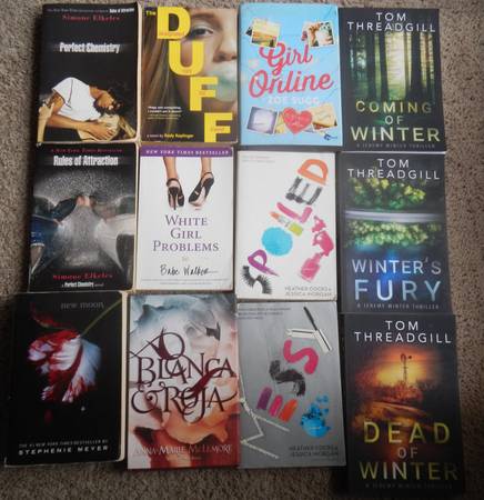 Lot of 12 Young Adults Teen Teenager Reading Book Lot Mix Variety 1
