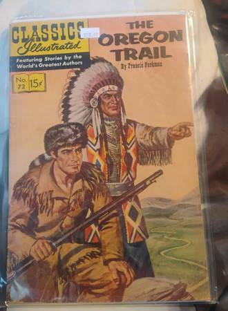 1950 Classics Illustrated The Oregon Trail #72 1