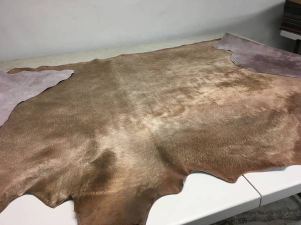 Cowhide leather hair on 32 square feet, made in Italy 1