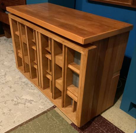 Custom built Maple and Oak Cabinet 1