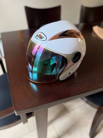 Barely used DOT open face motorcycle bike e-bike scooter helmet 1