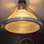 rare 1940s Steel light fixture with prismatic Halophane shade. 1 thumbnail