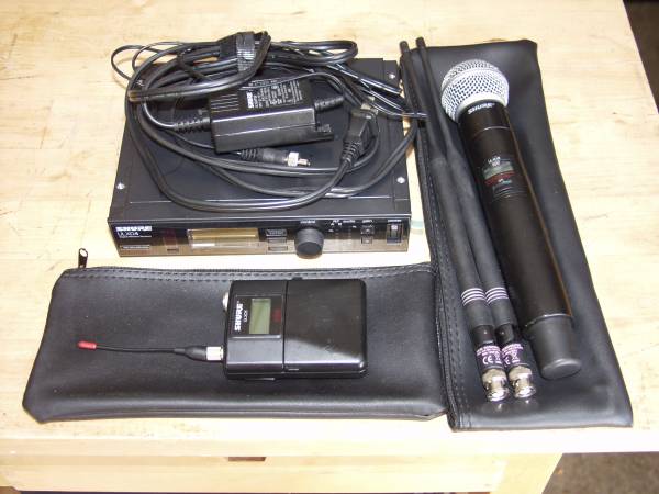 Shure ULXD digital wireless combo system 1