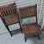2 Teak folding chairs 1 thumbnail