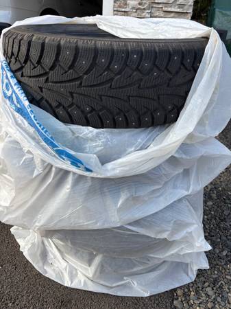Good condition winter tires with studs 1