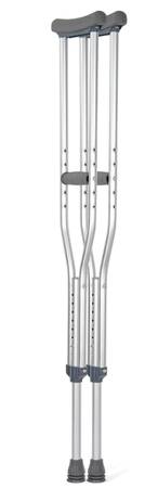 Crutches Adults (1 Pair), 9-Level Height Adjustable 1