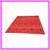 8ft 6in X 9ft 8in Raspberry Red With Pink Trellis Flatweave Rug 1 thumbnail