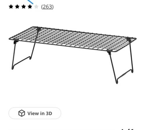 Shoe rack, gray 1