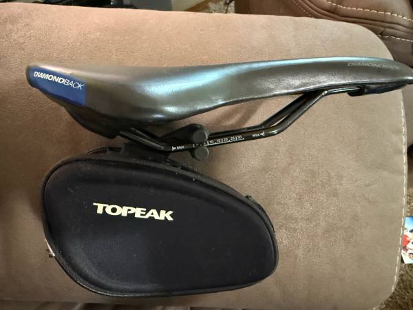 Bike seat and storage bag 1