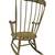 Antique Windsor-Style Rocking Chair Hand-Decorated Floral Style 21 thumbnail