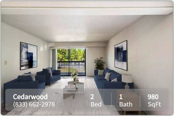 Desirable location, 2 bed 1 bath, extraordinary views! Make it yours 1