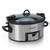 Crock-Pot Programmable 6 Quart Cook & Carry Slow Cooker, Stainless Steel 1 thumbnail
