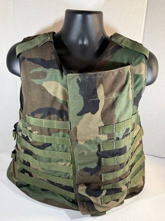 Point Blank Body Armor Interceptor Vest OTV X-Large XL with plate inse 1
