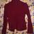 Maroon red collared long sleeve 2 thumbnail
