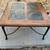 Rustic Slate & Wood Coffee Table – 36"x36" Metal Base, Solid Build 3 thumbnail