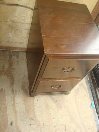 2 drawer wooden file 1