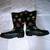 Women's Size 8 Floral Rubber Rain Boots Shoes 2 thumbnail