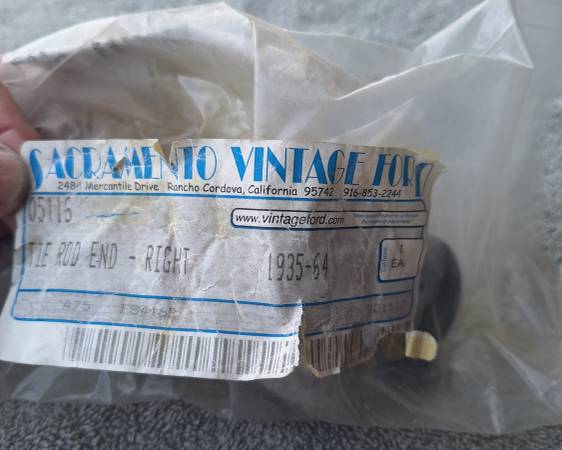 1934 -1964 Ford tie rod end   ...new 1