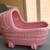 Antique baby planter /flower pot -pink 1 thumbnail