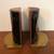 MCM Grammes Asian Bird Bookends - Oriental Decor - Enamel Brass & Wood 4 thumbnail