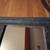 Pretty blue w/bronze painted mirror w/top molding 3 thumbnail