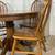 Solid Oak Kitchen Dining Table & 4 Windsor Chairs PERFECT FOR SMALL KI 14 thumbnail