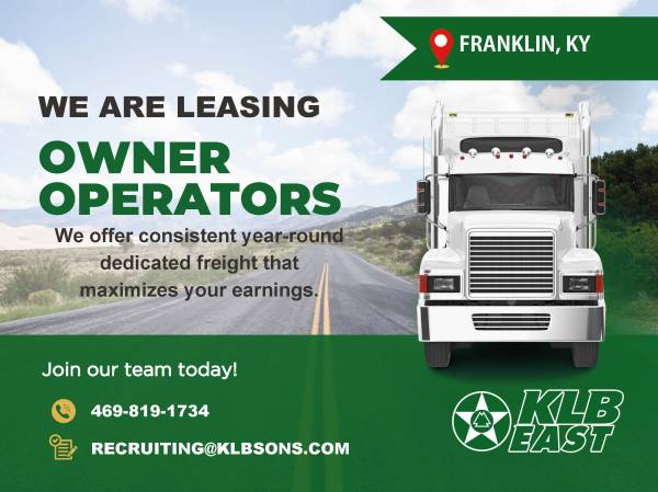 ✅OWNER-OPERATOR:  DEDICATED BUSINESS OPPORTUNITY✅ 1