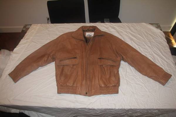 Adler Bomber style leather jacket 1
