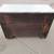 Antique Marble Granite Stone Top Dresser Vanity Hutch 4 thumbnail