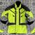 FirstGear Kilimanjaro 2 Piece Mens M Motorcycle Biker Jacket Hi-Vis 4 thumbnail