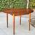 Mid Century Modern MCM Vintage 44" Round Dining Table Walnut BP John 10 thumbnail