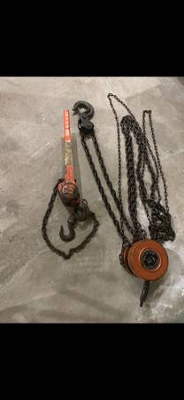 Chain fall & come along 1