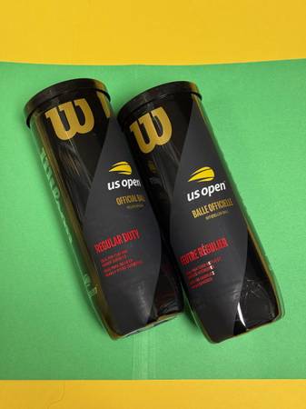 Wilson US Open Tennis Balls (BRAND NEW) [2 Packs/6 balls] 1