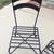 Black Wrought iron patio chairs - set of 2 2 thumbnail