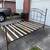 Jardine Ent. Queen Size Steel Rustic Platform Bed 2 thumbnail