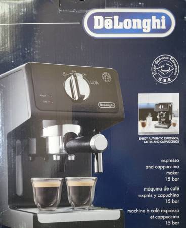 DE LONGHI EXPRESSO DOUBLE MACHINE NEW 1