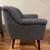Blue Arm Chair 4 thumbnail