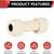 1" Compression Coupling CPVC Fittings for Plumbing Installation/Repair 2 thumbnail