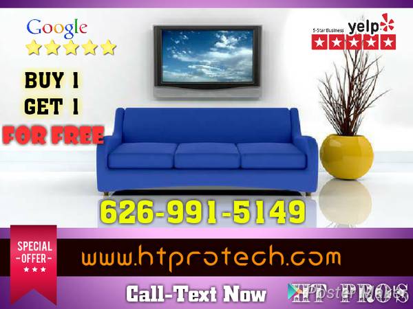 SAVE💰#1 DEAL⭐2 FOR 1 TV INSTALLATION MOUNTING WALL MOVING MOVERS 4K🏆 1