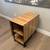 17-55” Foldable Drop Leaf Extendable Dining Table w/ Storage Shelves 2 thumbnail