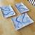 Set of 3 Asian Style Blue and White Plates 12" x 8" 1 thumbnail