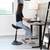Cynsale! Single Top Height Adjustable Standing Desk Riser, Compact Sit 2 thumbnail