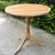 MUST SELL wood wooden side end entry table 3 three footed cute 4 thumbnail