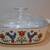 Vintage 1975 2 Quart Corning Ware Casserole Dish Country Festival Blue 1 thumbnail